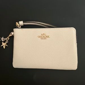 Coach wristlet! Cream